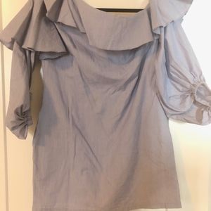 One sided off shoulder mini dress